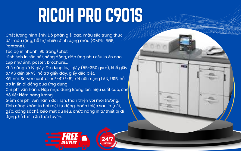 Máy in công nghiệp Ricoh PRO C901S